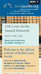 Mobile Screenshot of louisjacobs.org